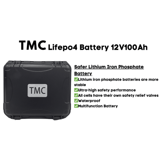 LIFEPO 4 Lithium Ion Battery 100AH 12V boatyardmalaysia