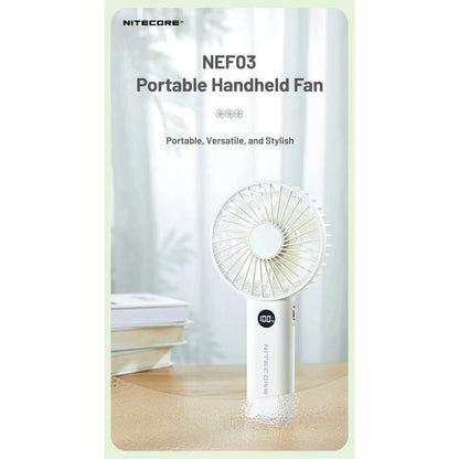 NITECORE NEF03 HANDHELD FAN PINK boatyardmalaysia