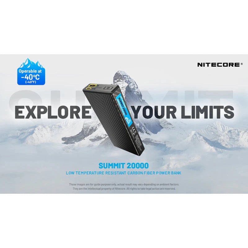 NITECORE SUMMIT 20000 LTR CARBON FIBER POWERBANK boatyardmalaysia