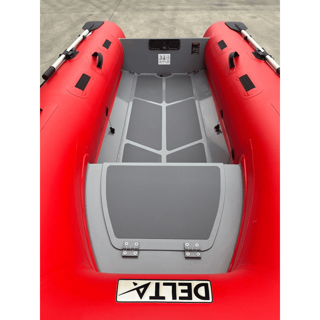 Delta AL360 Rigid Inflatable Boat - Red - Boatyard Malaysia