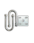 U-Bolt 16mm with Square plate 120mm x 120mm x 10mm (Heavy Duty)