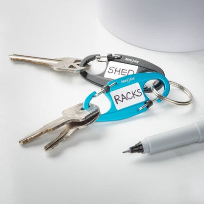 NITE IZE IDENTIKEY SLIDELOCK DUAL-BINER 2PC PACK IKSLA-A1-2R6 boatyardmalaysia