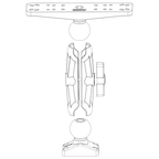 Scotty 176 2.25″ Ball System Base - Boatyard Malaysia
