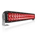 Black Oak 20" Curved Predator Red Led Double Row Light Bar boatyardmalaysia