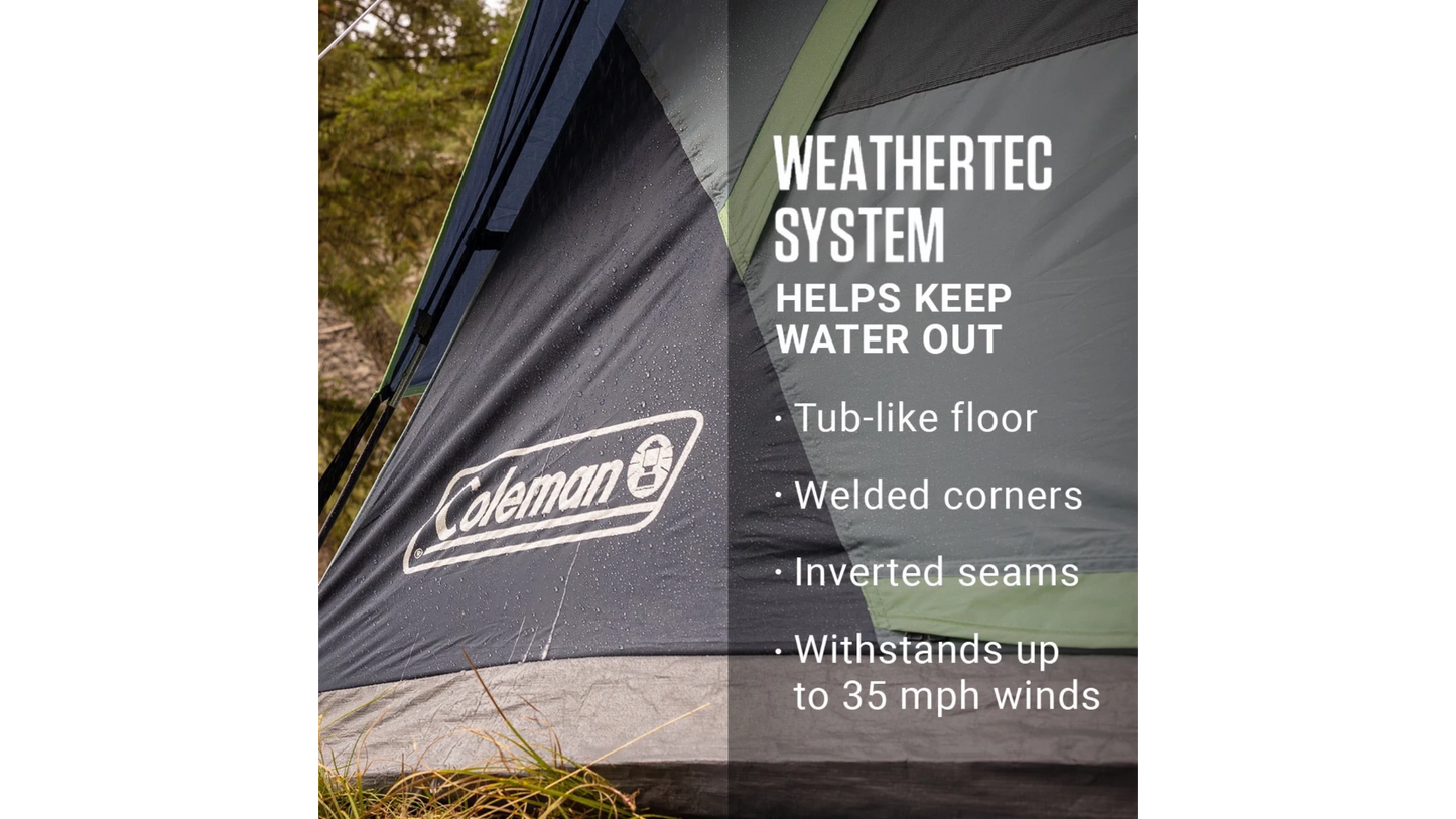 Coleman 6-Person Dark Room™ Skydome™ Camping Tent