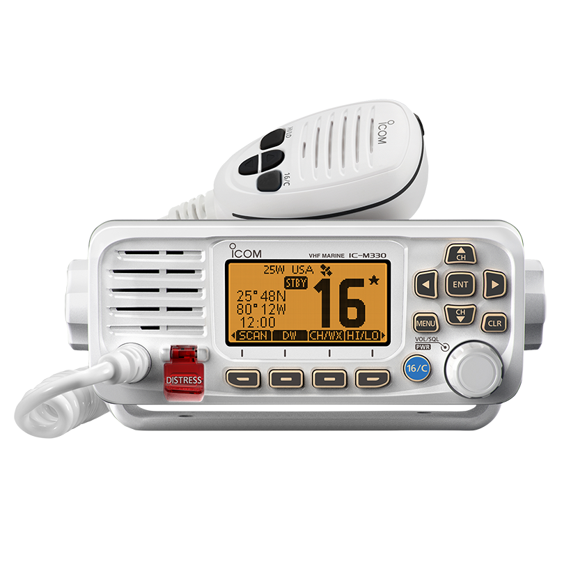 ICOM M330 White Compact VHF Radio boatyardmalaysia