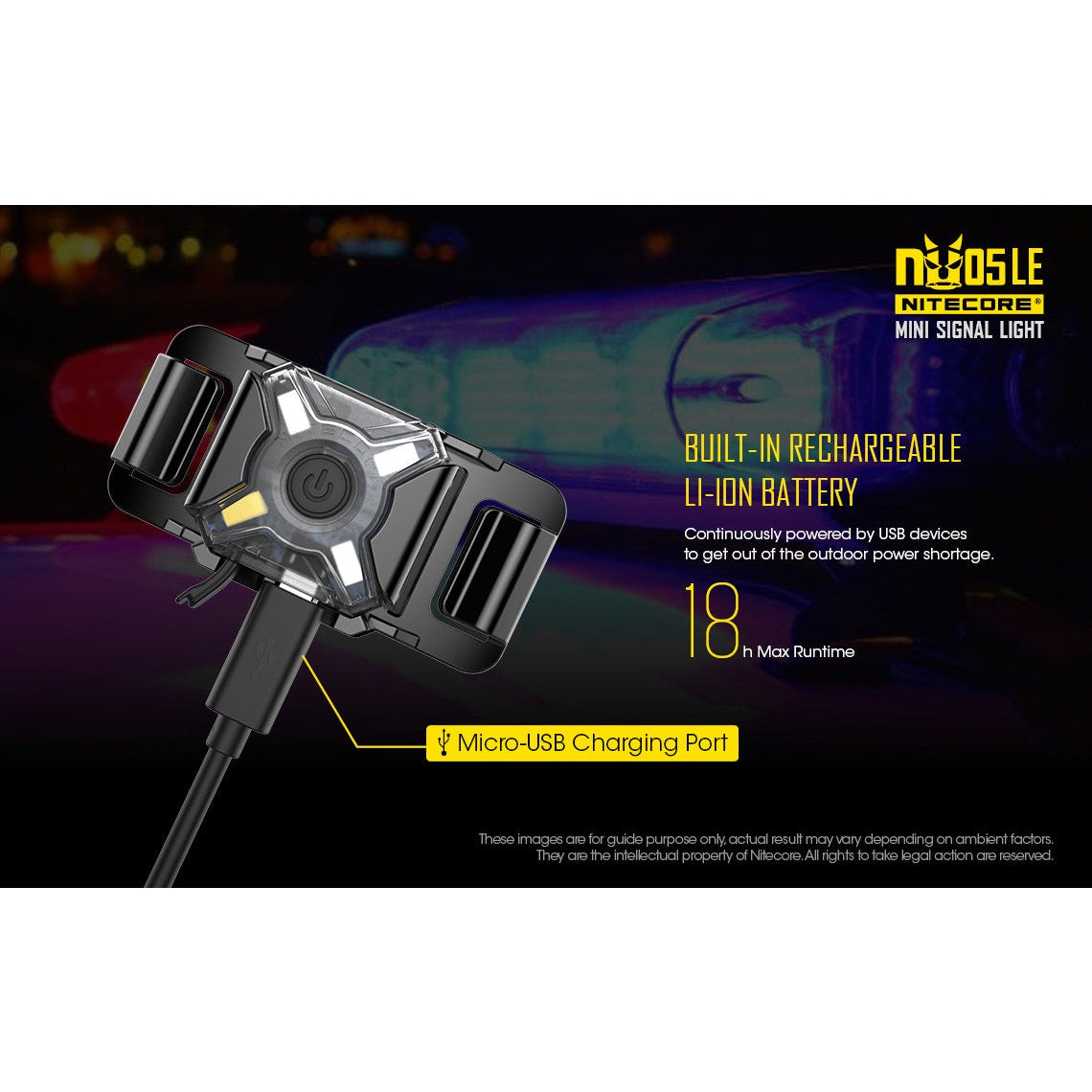 NITECORE NU05 LE SIGNAL LIGHT boatyardmalaysia