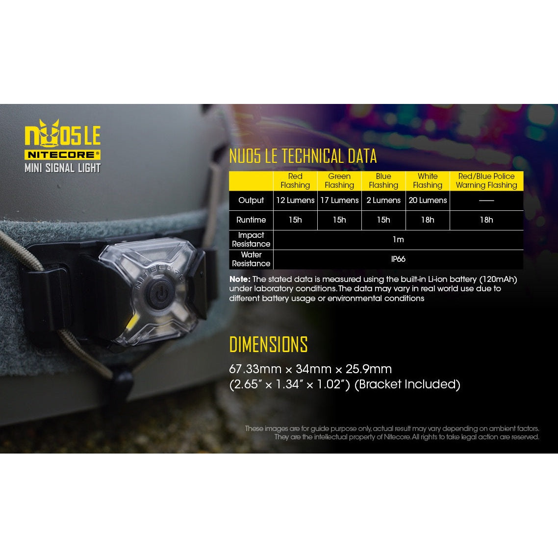 NITECORE NU05 LE SIGNAL LIGHT boatyardmalaysia