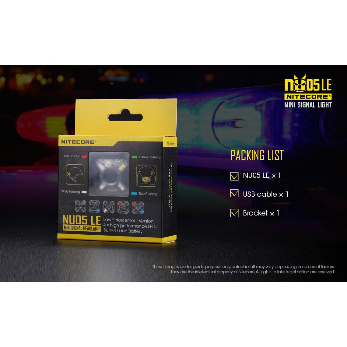 NITECORE NU05 LE SIGNAL LIGHT boatyardmalaysia