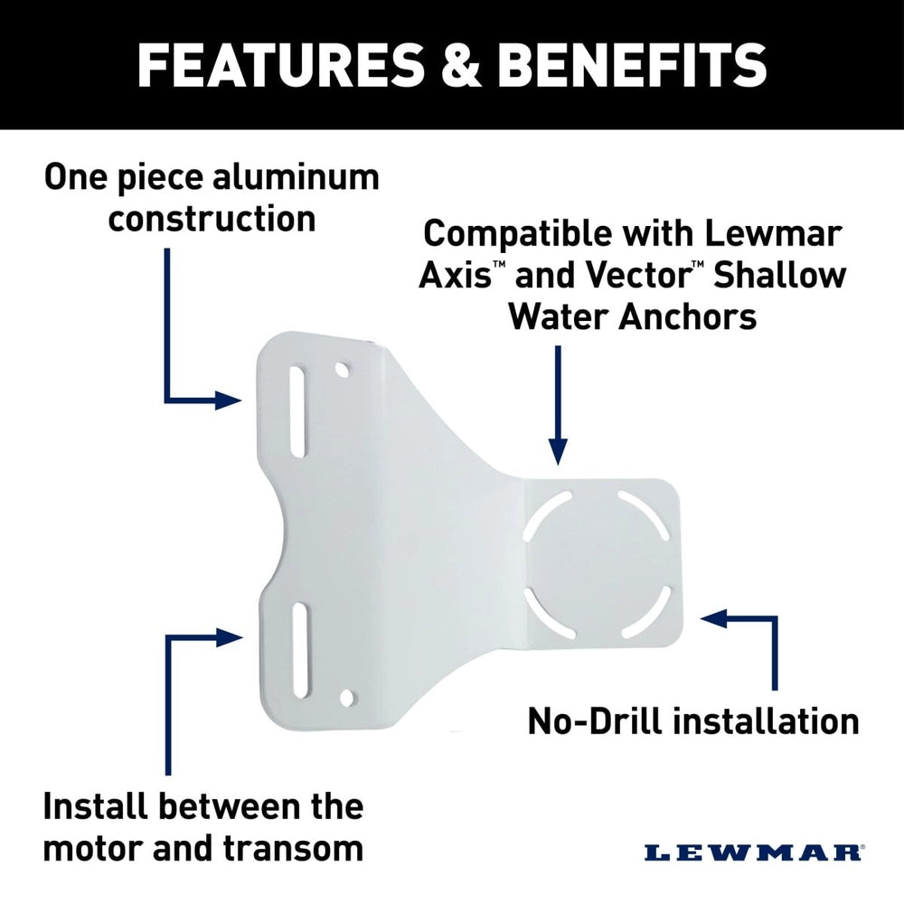 White Motor Mounting Bracket For Axis And Vector