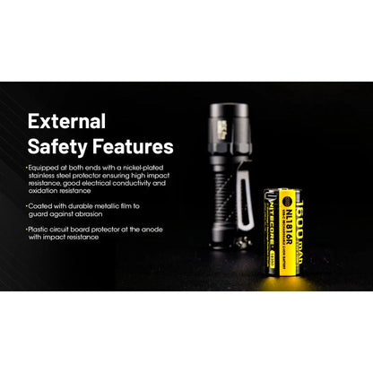 NITECORE NL1816R 1600MAH BATTERY FOR MT1C PRO boatyardmalaysia