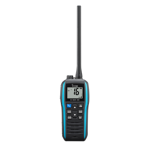 ICOM M25 Evo Handheld VHF Radio Blue/Black boatyardmalaysia