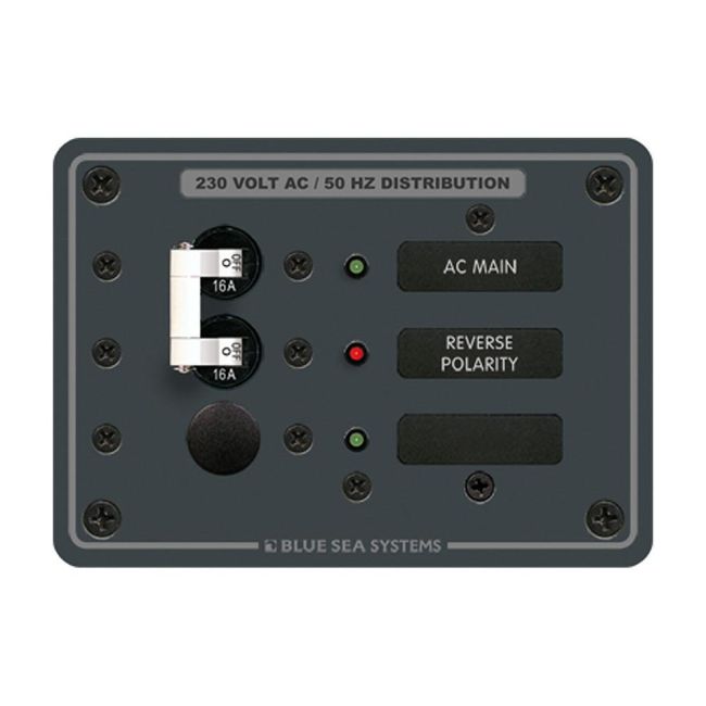 Blue Sea System 8129 BREAKER PANEL 230VAC 1 POS - Boatyard Malaysia