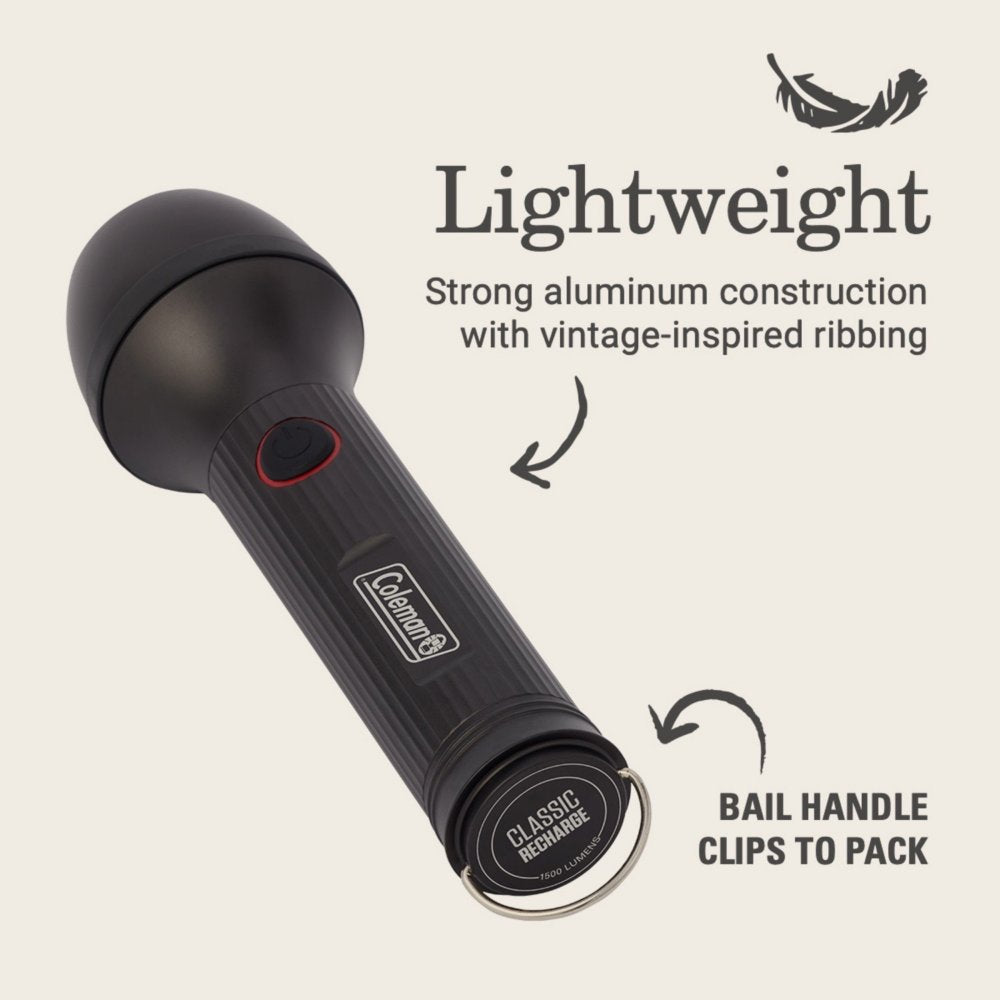 Classic Recharge 1500 Lumens LED Flashlight boatyardmalaysia