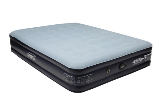 SupportRest Double-High Airbed with Built-In Rechargeable Pump Queen