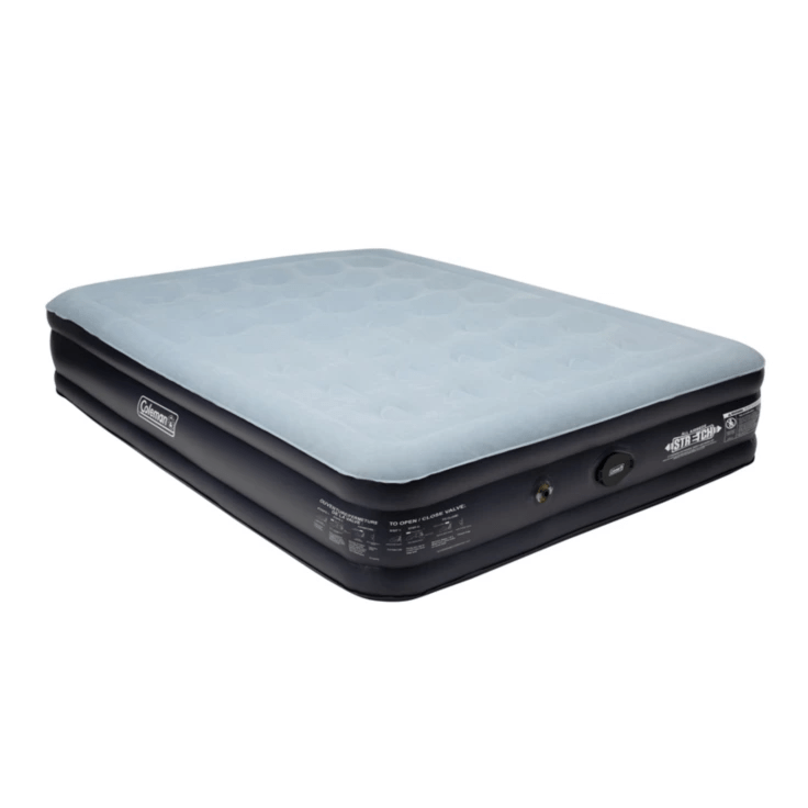 SupportRest Double-High Airbed with Built-In Rechargeable Pump Queen boatyardmalaysia