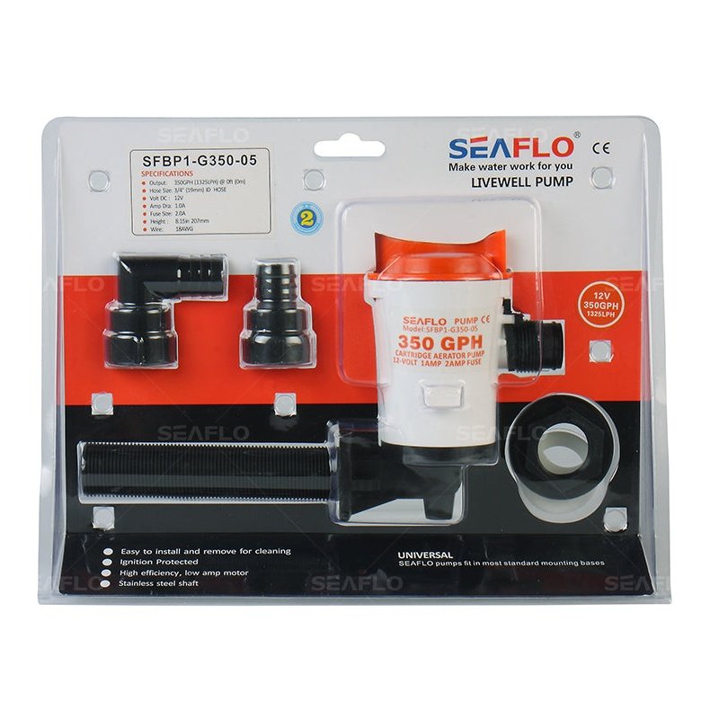 Seaflo 05 Series 350GPH Seaflo Baitwell/ Livewell Pump - Boatyard Malaysia