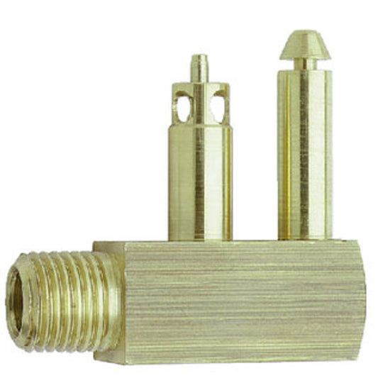 Attwood Brass Quick-Connect Tank Fitting 1/4-Inch NPT Male Thread