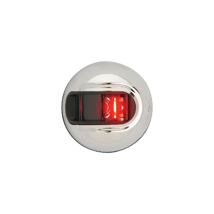 Attwood LightArmor LED Vertical Surface Mount Port Side Light Round - Boatyard Malaysia