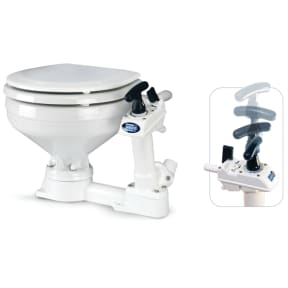 Jabsco Manual Marine Toilet - Compact Bowl - Boatyard Malaysia