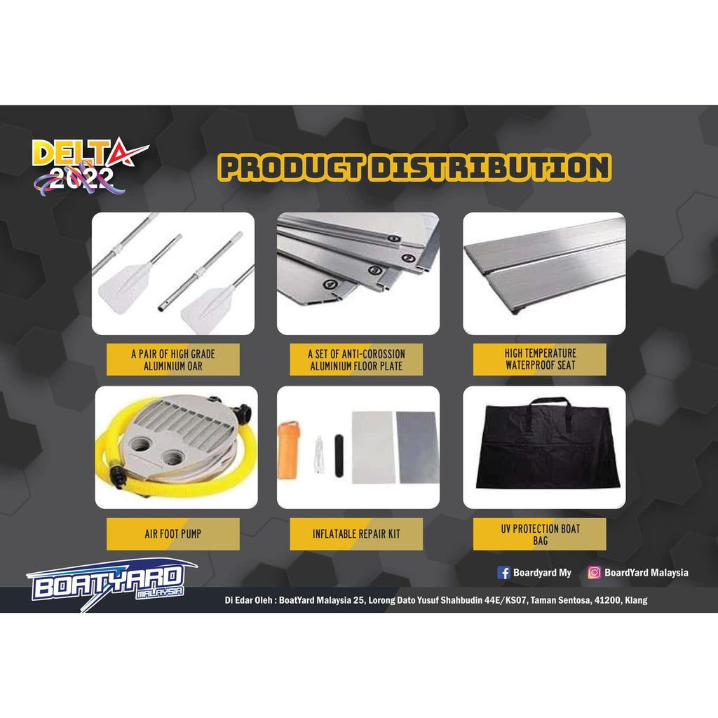 Delta Inflatable Boat - Boatyard Malaysia