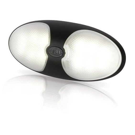 Hella Marine White LED DuraLED 12 Lamp with switch - Boatyard Malaysia