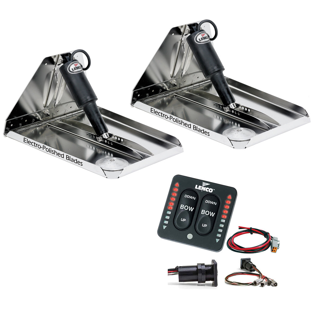Lenco 18"X14" Heavy Duty Performance Tab Kit W/ boatyardmalaysia