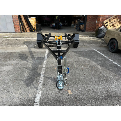 Steel Trailer 12-14ft w/o Braking System None Galvanized boatyardmalaysia