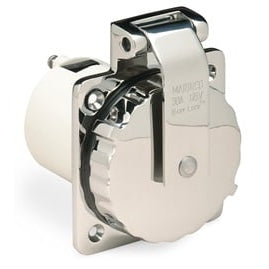 Marinco 303ssel-B 30a 125v Power Inlet Stainless Steel - Boatyard Malaysia