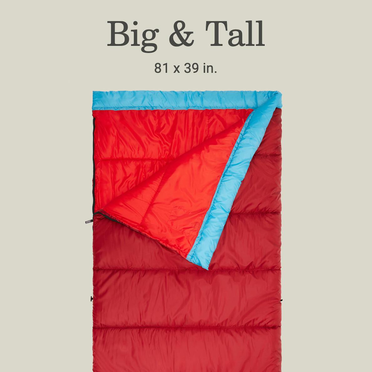 Flatlands 45F Big & Tall Sleeping Bag boatyardmalaysia