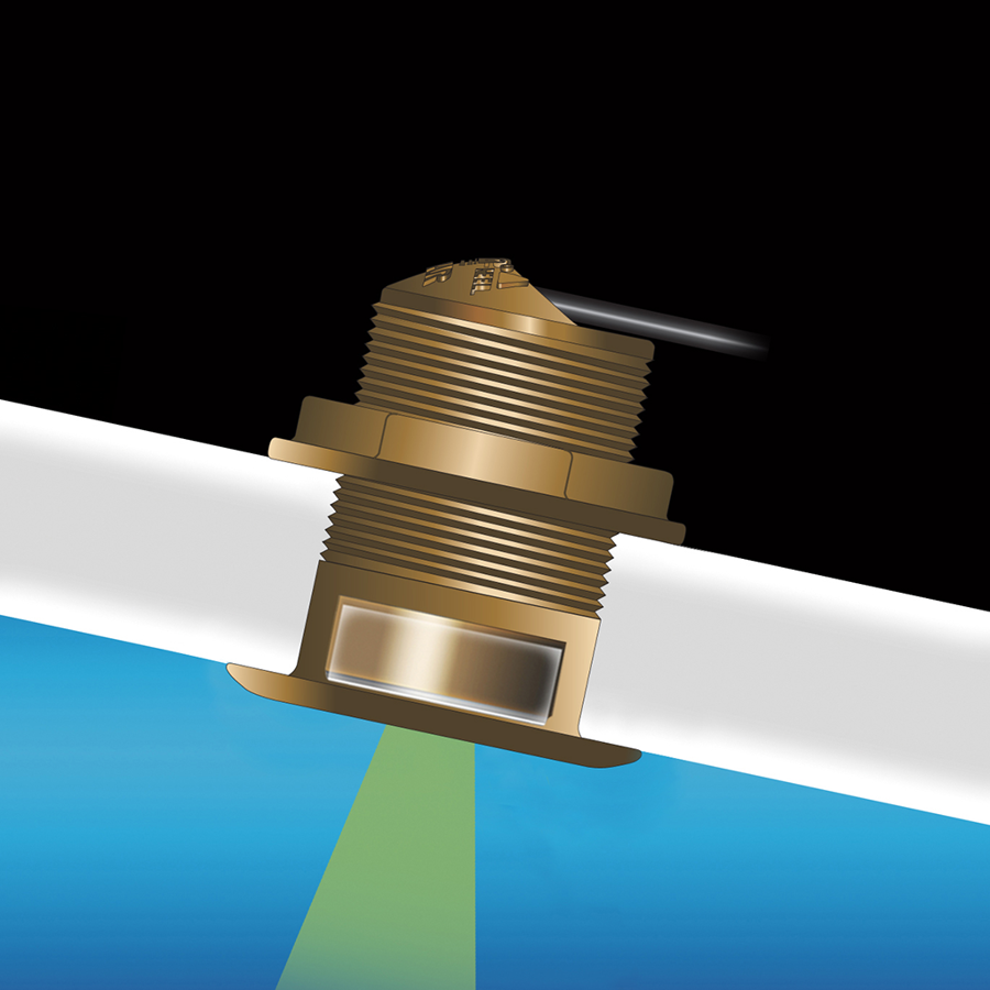 Airmar Technology B117 50/200kHz Raymarine Bronze Low Profile Depth and Temperature Transducer - Boatyard Malaysia