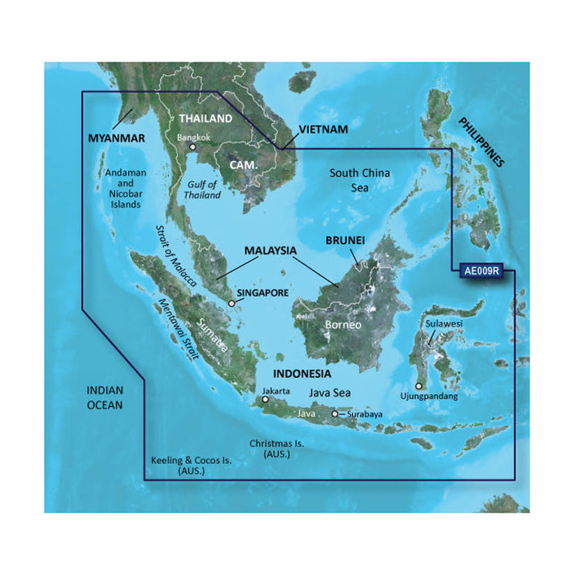 Garmin BlueChart g3 Vision HD - VAE009R - Sin/Mal/Indonesia - microSD/SD