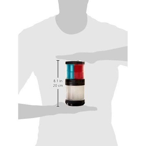 Hella Marine Tri-Color Navigation Light/Anchor Navigation Lamp- Incandescent - 2nm - Black Housing - 12V - Boatyard Malaysia