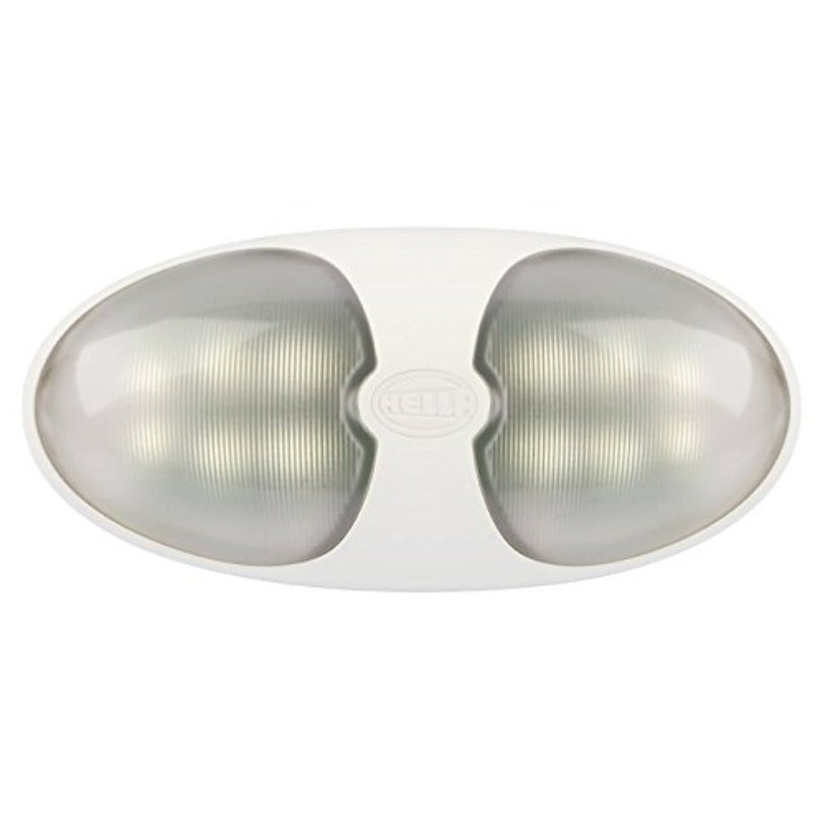 Hella Marine DuraLED 12 Interior/Exterior Lamp - Warm White LED - White Housing - Boatyard Malaysia