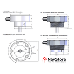 Oceanic System Volumetric Fuel Sender 500-1000mm 1.25" BSP Mount - Boatyard Malaysia