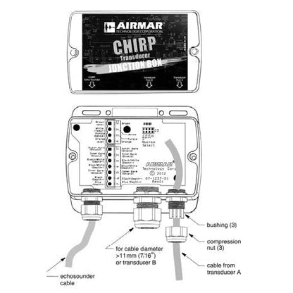 33-969-01 CHIRP Transducer Junction Box for Raymarine CHIRP Sounders boatyardmalaysia