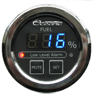 Panel Gauge Fuel Level 2" Black Face boatyardmalaysia