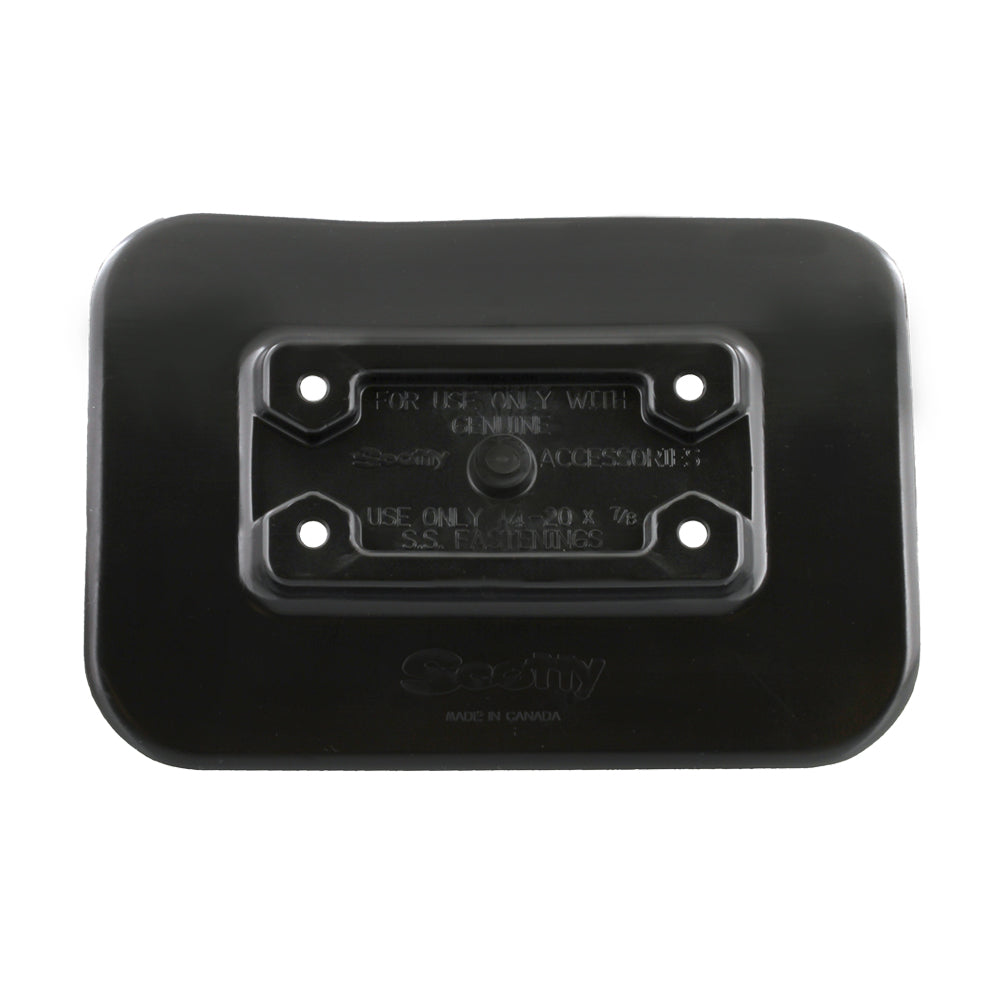 341-BK Black Glue-On Mount Pad boatyardmalaysia