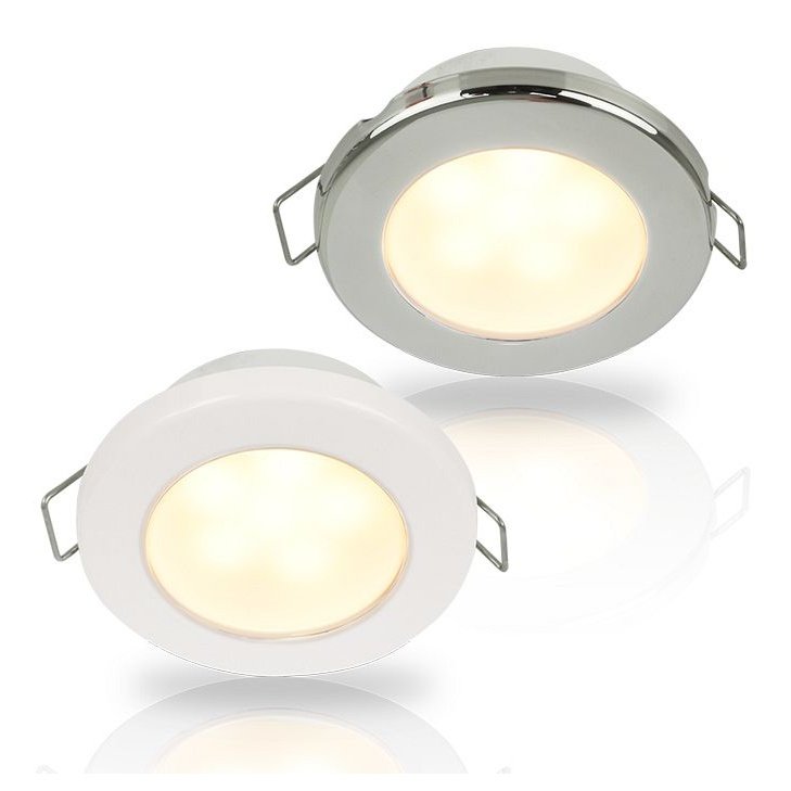 Hella Marine Warm White EuroLED 75 LED Down Lights with Spring Clip - Boatyard Malaysia