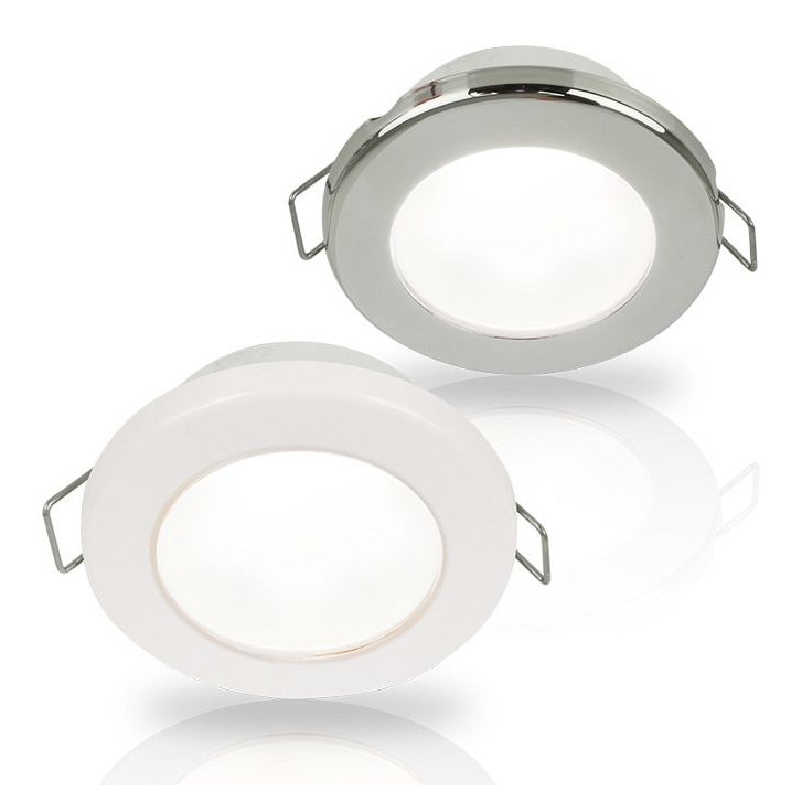 Hella Marine White EuroLED 75 LED Down Lights with Spring Clip - Boatyard Malaysia