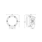 RIGID 360 Series 4" OffRoad Lamp Diffused Beam RGBW boatyardmalaysia