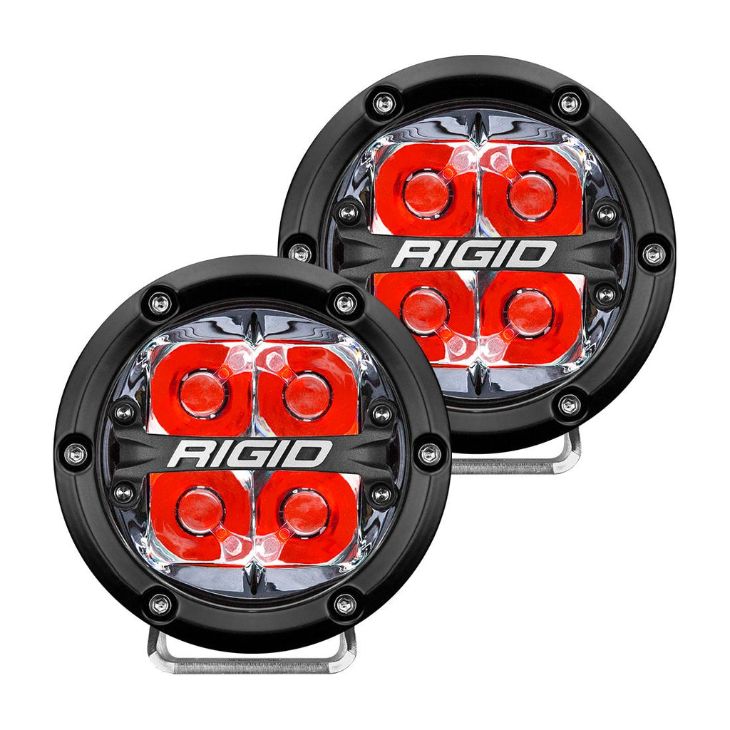 Rigid Industries 360-Series 4" LED OE Off-Road Fog Light Spot Beam Pair - Boatyard Malaysia