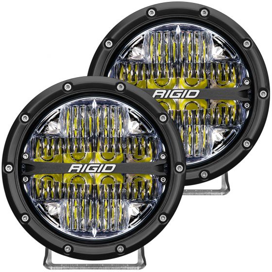 Rigid Industries 360-Series 6" LED OE Off-Road Fog Light Drive Beam White Backlight | Pair - Boatyard Malaysia