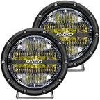 Rigid Industries 360-Series 6" LED OE Off-Road Fog Light Drive Beam White Backlight | Pair - Boatyard Malaysia
