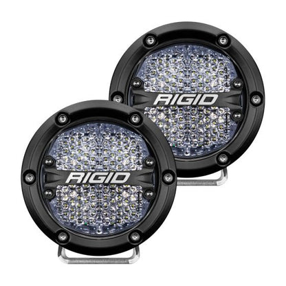 360-Series 4" LED OE Off-Road Fog Light Diffused White Backlight | Pair