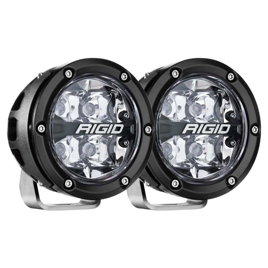 RIGID 360 Series 4" OffRoad Spot Beam RGBW BackLight Set boatyardmalaysia