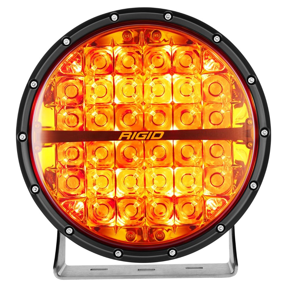 RIGID 360 Series 9" OffRoad Spot Beam Amber Lens Single boatyardmalaysia