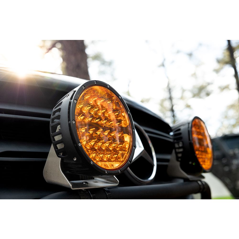 RIGID 360 Series 9" OffRoad Spot Beam Amber Lens Single boatyardmalaysia