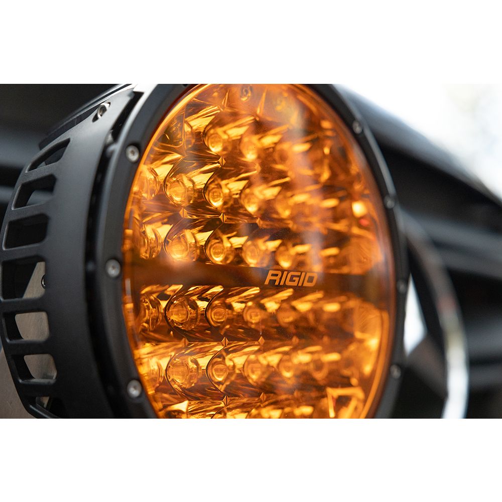RIGID 360 Series 9" OffRoad Spot Beam Amber Lens Single boatyardmalaysia