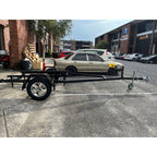 TMC Steel Trailer 12-14ft w/o Braking System None Galvanized - Boatyard Malaysia
